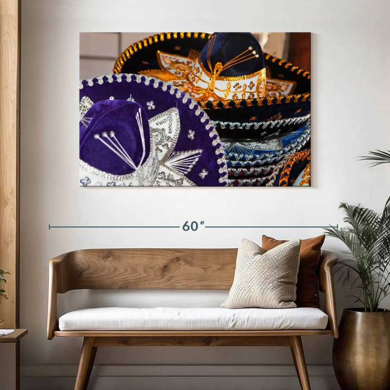 Kavia Mexican Hats, 32" H x 48" W