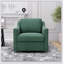 Fauteuil pivotant en tissu de coton doux pour la peau et ergonomique-1324095999