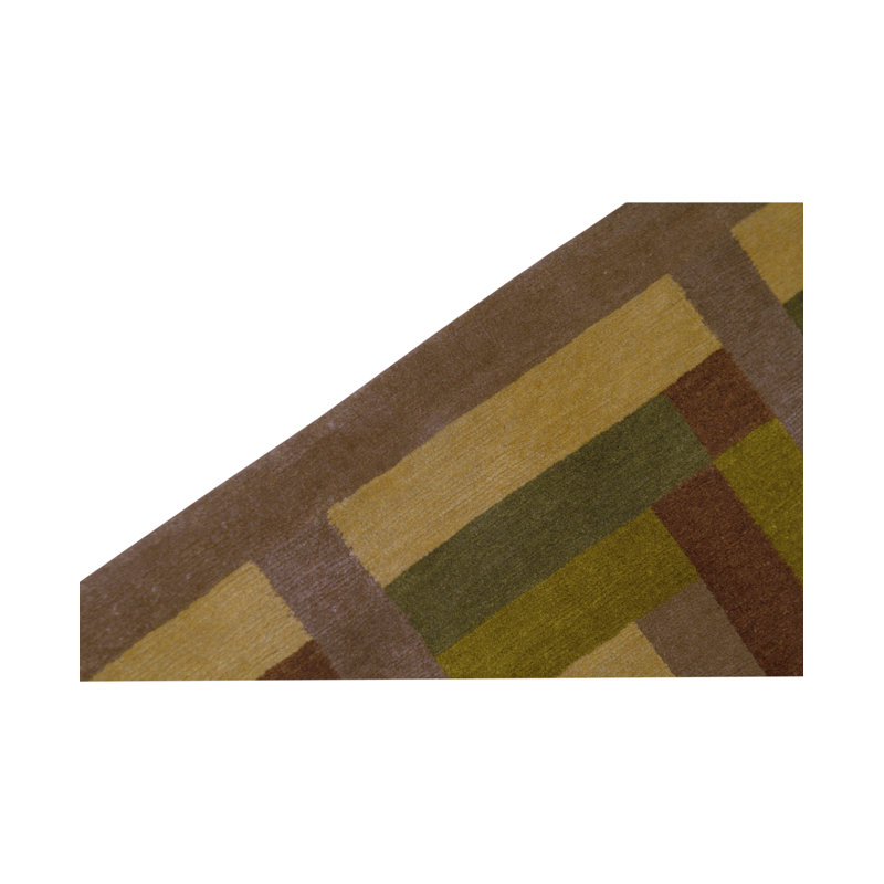 Hand-Knotted High-Quality Brown Area Rug