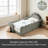 Twin Size Cute Dinosaur-Shaped Kids Bed With Safety Guardraild, Solid Wood Toddler Bed Frame For Children For Bedroom-521609277