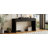 Rustic Farmhouse Style Curved Console Table With Storage And Drawers, Ideal For Entryway, Hallway And Living Room Decor-1630318565