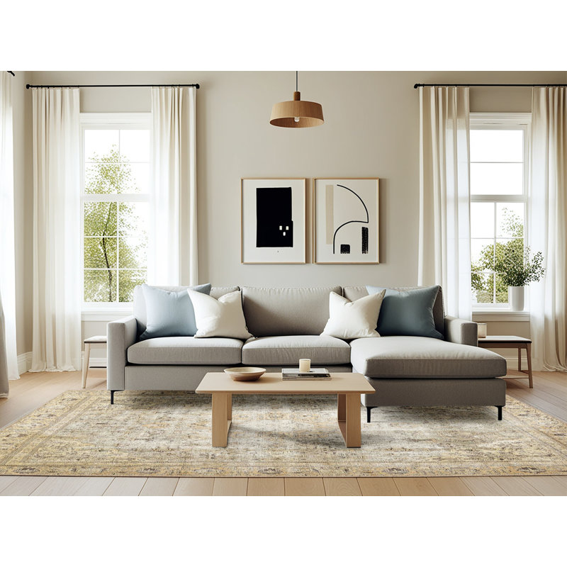 Ezmae Oriental Indoor Rug, Rectangle 6' x 9'
