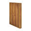 Plateau de service en bois d'acacia avec poignées - Plateau rectangulaire en bois d'aspect teck pour le petit déjeuner et les réceptions