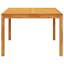 Kamille 4 - Person Acacia Solid Wood Patio Dining Set Square Table-1092256988