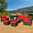 Aleshka 6 - Person Patio Conversation Set with Cushions-874766492-900417822