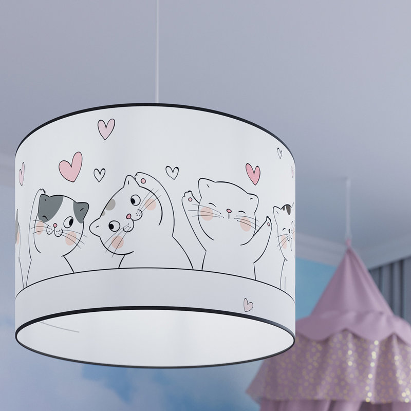 1 - Light White Pendant, 28cm H x 33cm W x 33cm D
