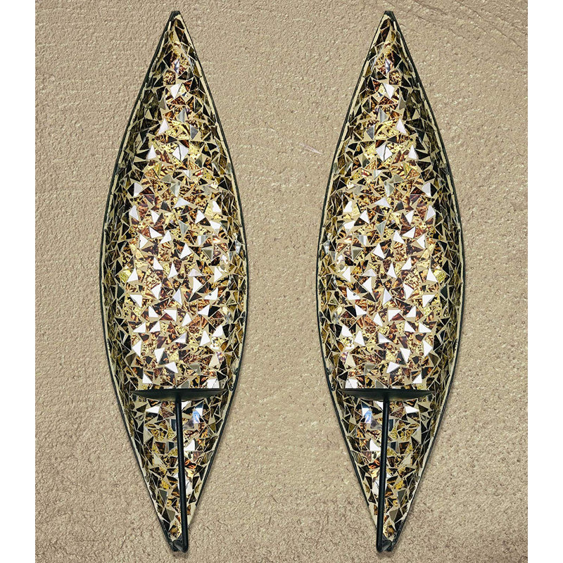 18'' H Wall Wall Sconce, Golden Sands