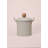 Durable Storage Box, 9.1 x 6.7 x 9.4 inches, Beige | 100% Galvanized Steel, Rust-Resistant | Ideal for Organizing Home & Office Supplies, Non-Microwave Safe, Non-Dishwasher Safe, Versatile & Stylish Design-1963783822