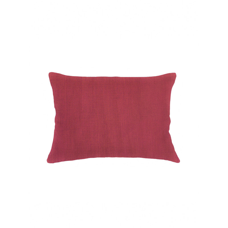 So Soft Red Linen 14x20 Down Alternative Throw Pillow