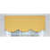 Geometric Scalloped 50'' W Window Valance