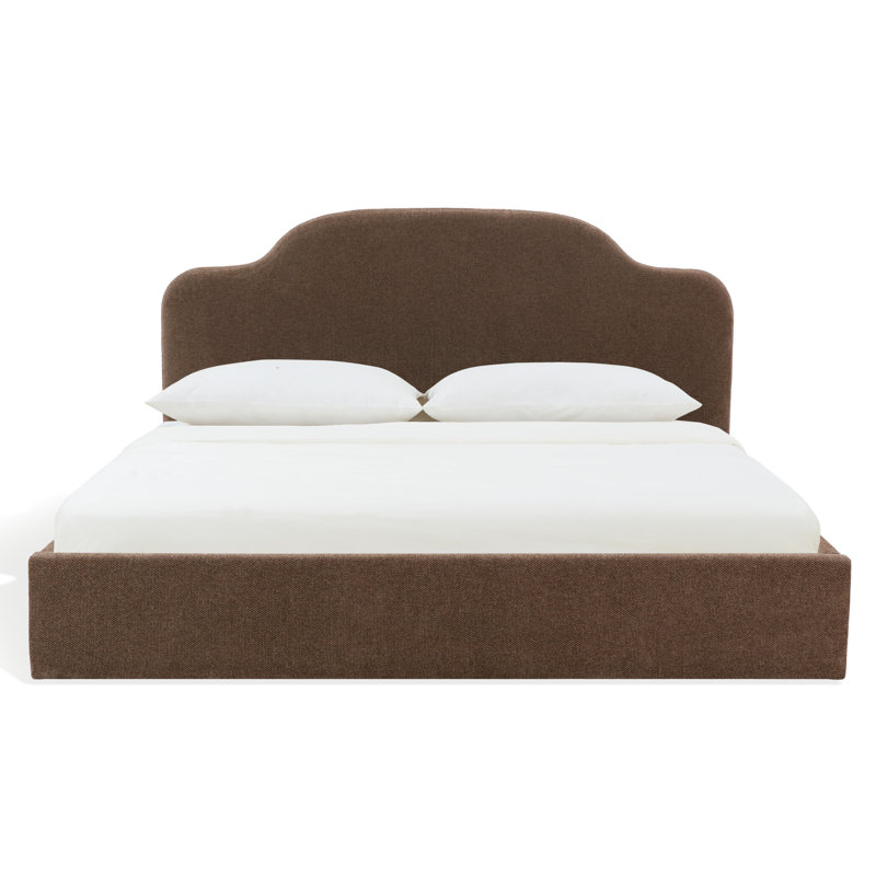 Lit en chenille Marcelline, King, Dark Brown