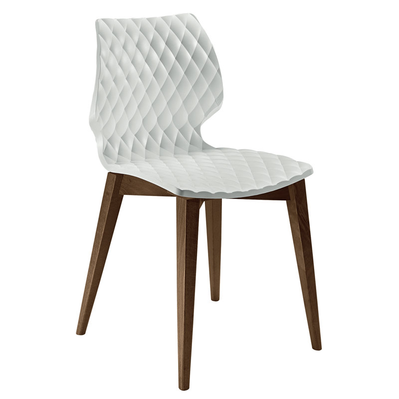 Uni Wood Side Chair, Turtle Dove