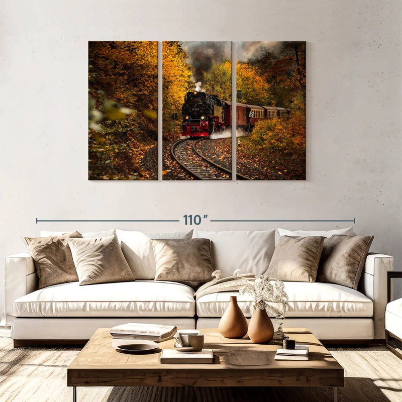 Mehar Wernigerode Steam Train, 48" H x 74" W
