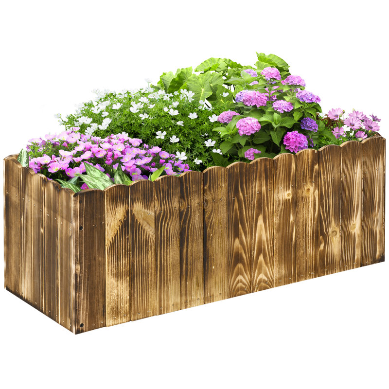 Westbury Wood Planter Box, 30cm H x 80cm W x 33cm D