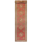 Vintage Turkish Village Rugs One-of-a-Kind Runner 2'4" X 12'7" Area Rug