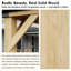 Pavillon de jardin extérieur en bois massif 13 pi x 15 pi avec toit double en acier-124659569