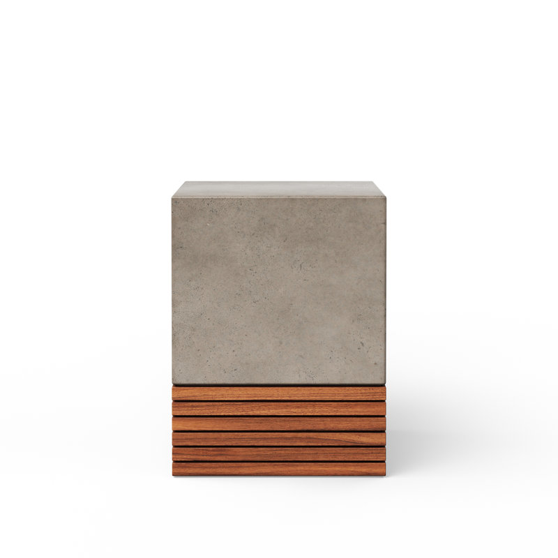 Mixx Stecca Garden Stool, Concrete