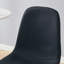 Ensemble de 4 chaises de salle à manger luxueuses en lin et coton simples avec pieds en métal intégrés pour plus de stabilité et de style-935218664