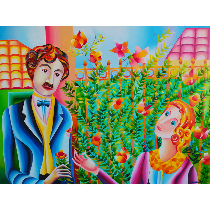 Shar Print by Lisa Daniels, 31.25" W x 25.25" H