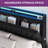 Twin Size Beige Upholstered Bed with Tufted Headboard, 2 Storage Drawers & LED Lights-1142561422-1143139540