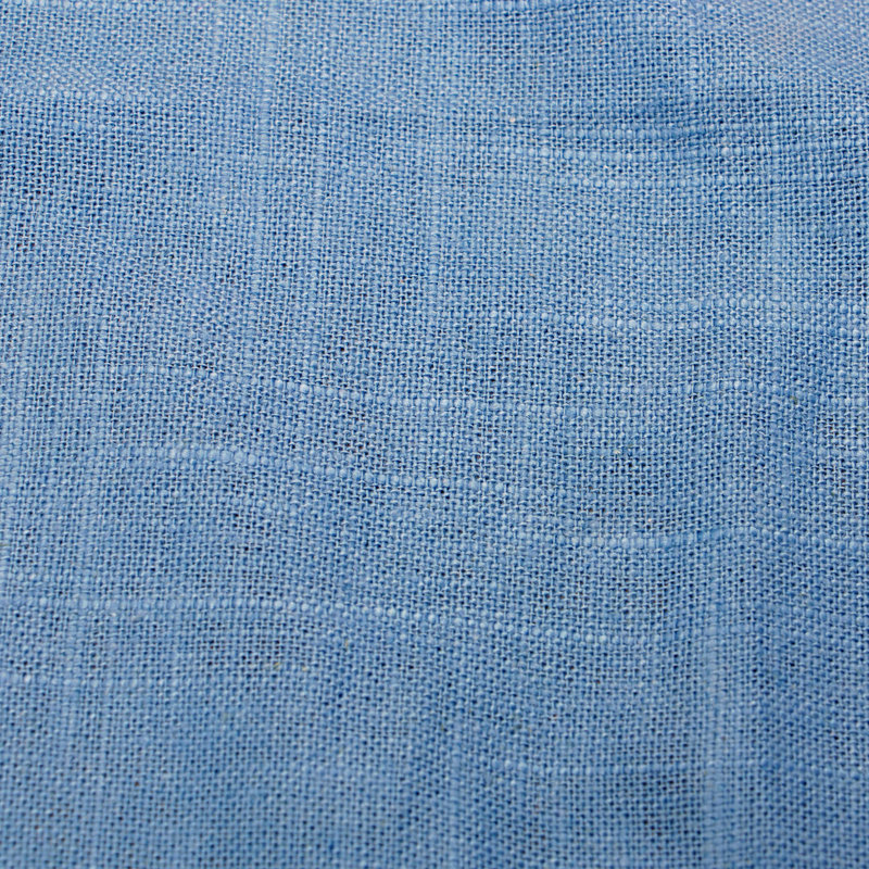 Pocola Upholstered Panel Headboard, Twin, Classic Denim Linen