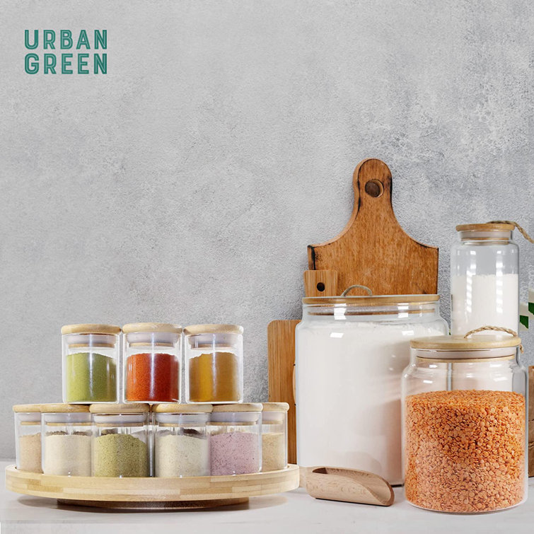 https://assets.wfcdn.com/im/12811004/resize-h755-w755%5Ecompr-r85/2317/231755695/Glass+Canisters+Jar+With+Airtight+Bamboo+Lids+Urban+Green+Spices+Bottles+And+Dry+Food+Small+Food+Storage+Containers+For+Herbs+%2820+Sets+Of+4Oz%29.jpg