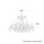 Renaissance Nouveau 18 Light 40in x 27.5in Chandelier in Heirloom Bronze with Clear Heritage Handcut Crystals-1465957513