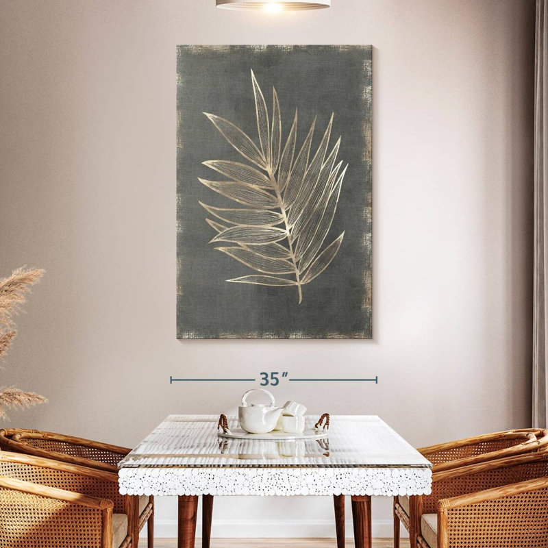 Harnek Gilded Botanical I, 51" H x 34" W
