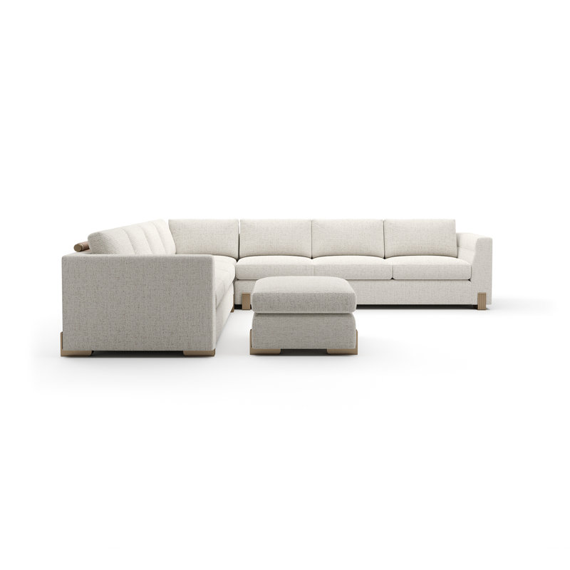 Caracole 4 - Piece Sectional with Ottoman