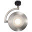 Tête de rail DEL Orb 12 watts 3000K / 4000K / 5000K CCT sélectionnable, angle de faisceau de 36 degrés, nickel brossé style J, 120 volts-459022267-461626819-461626822
