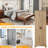 Wooden Frame Cabinet, Bathroom Cabinet, Wood Storage Cabinet With Two Doors For Bathroom-1863014015