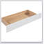 Grand lit plateforme en bois avec 2 grands tiroirs et lit gigogne T-XL-173205640