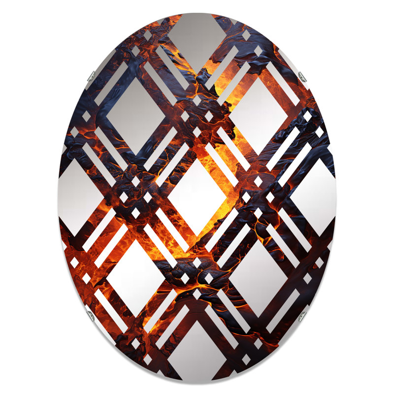 Miroir mural oval, 35,4 po x 23,6 po