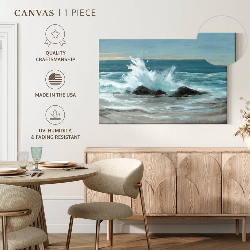 Gillard Crashing Wave II, H 34 po x l 51 po