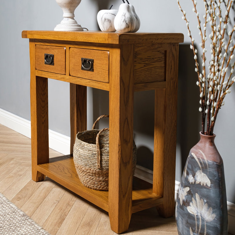 Coad 85cm Solid Wood Console Table
