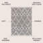 Tapis gris / ivoire Cantera-1857451065