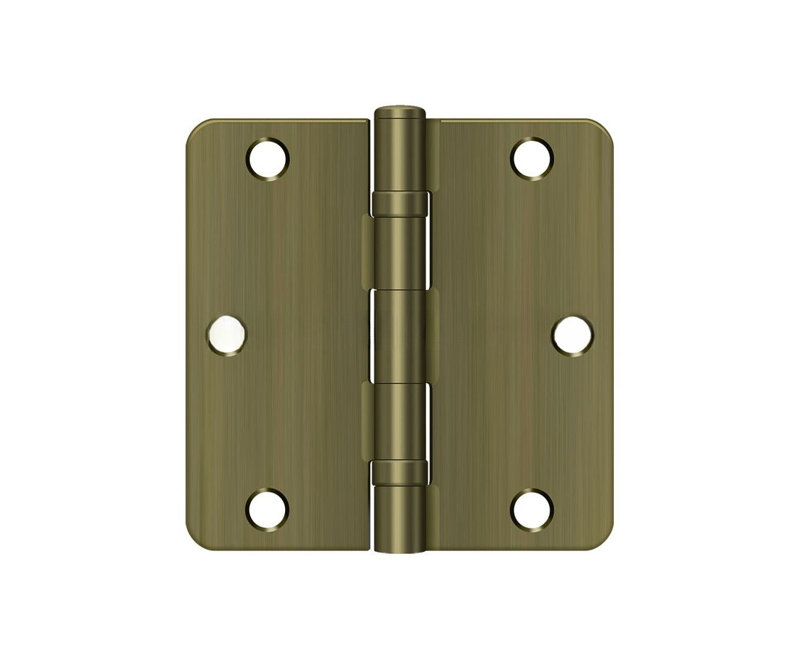 64'' x 64'' Steel Surface Mount Hinge, Antique Brass