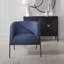 Chaise d'appoint Jacobsen, denim