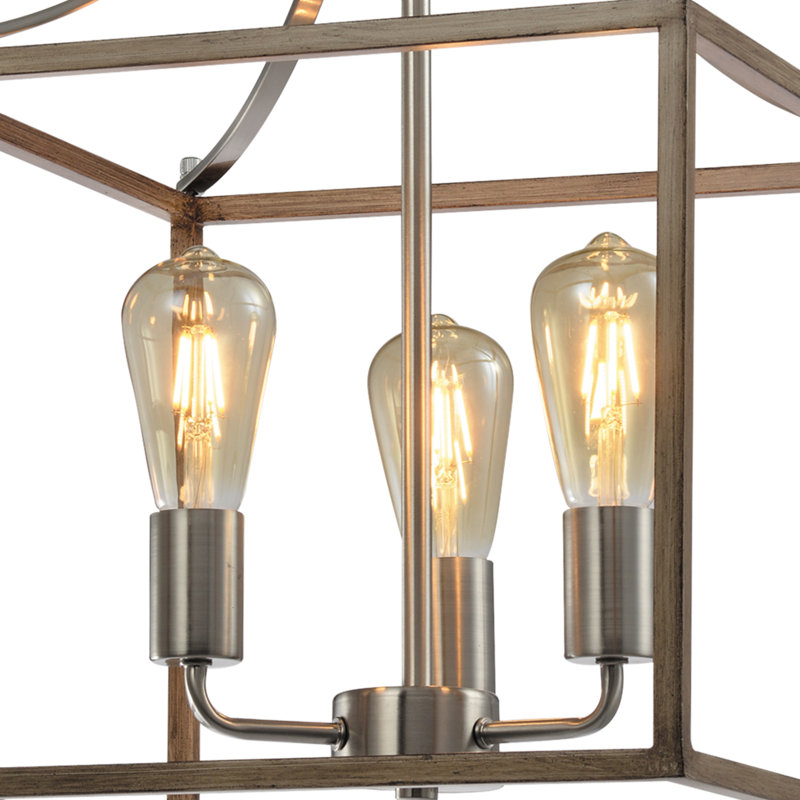 Coan 3 - Light Wood / Sand Nickel Pendant
