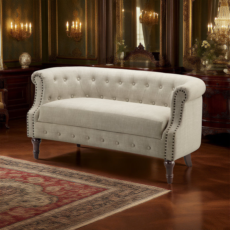 Loveseat Sofa for Living Room - Long Couch in a Box, Love Seat for Small Area, Couches for Living Room