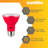 0.4 Watt (7 Watt Equivalent), PAR20 LED Non-Dimmable Light Bulb, Non-adjustable E26/Medium (Standard) Base