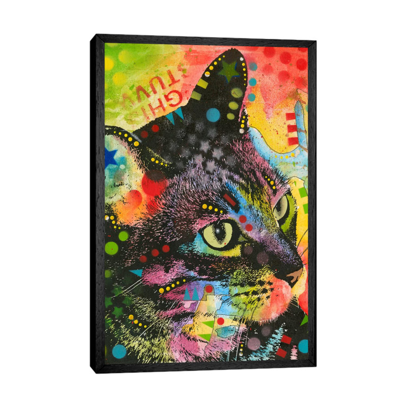 What Was That by Dean Russo - Print on Canvas, 152.5 cm H x 101.5 cm W, Black Framed