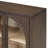 4-Door Large Storage Sideboard Buffet Cabinet With Glass Doors, Arched Cabinet With Adjustable Shelves-362886019