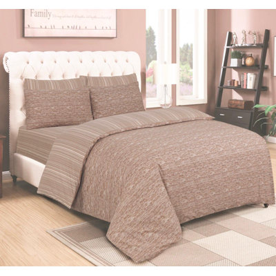 Borough Wharf Callison Satin Duvet Cover Set with Pillowcases
