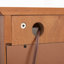 Élégante armoire vitrée à 2 portes avec portes en verre trempé, panneau arrière en miroir et tablettes réglables - vitrine lumineuse pour la maison et le bureau (ampoule incluse)-576566594