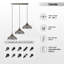 Gaitan 3 - Light Grey Kitchen Island Pendant