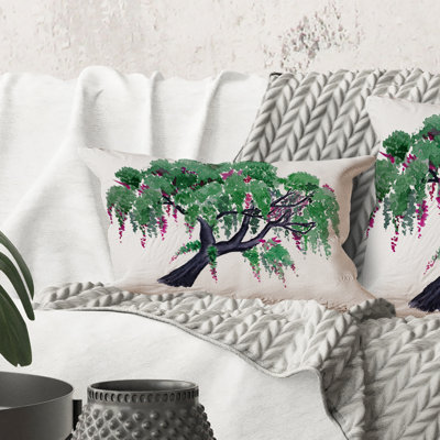 Floral Throw Pillow