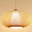 Ammaley Bamboo Pendant Light, Vintage Rattan Lampshade Braided, 1 Bulb Pendant Lamp, E27 Boho Braided Lamp, Rattan Pendant Light Shade, Living Room Lamp Hanging ﻿（60cm）-30901732
