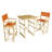 Aurelio - Person Solid Wood Solid Wood Top Four Leg Dining Set-1477431036