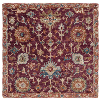 Tapis Southwestern en laine 0,85 touffeté à la main Southwest